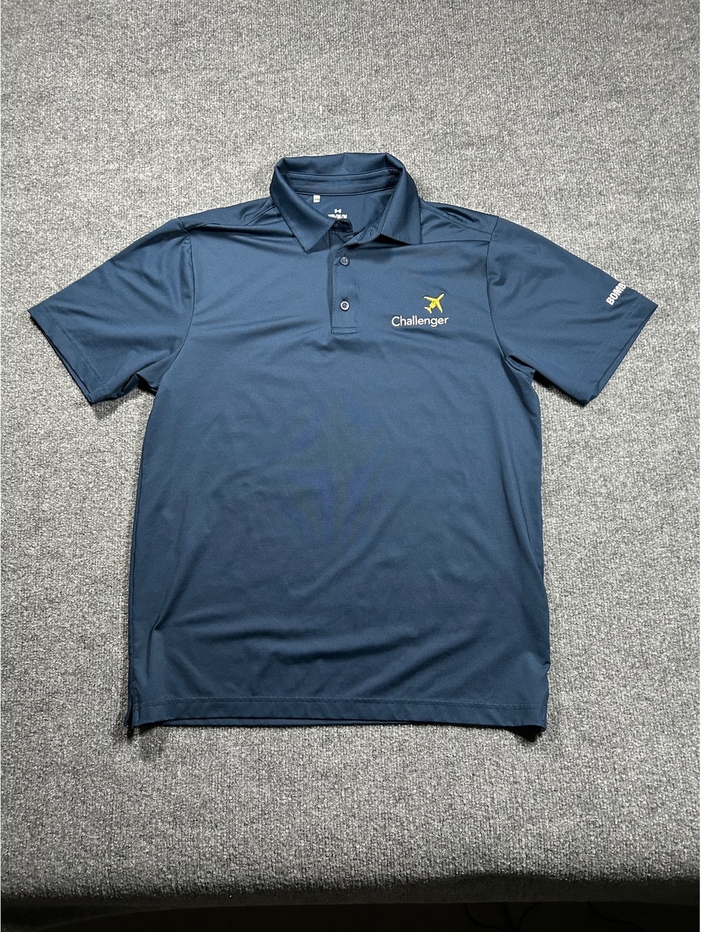 Under Armour Challenger Bombardier Navy Blue Polo Shirt Medium